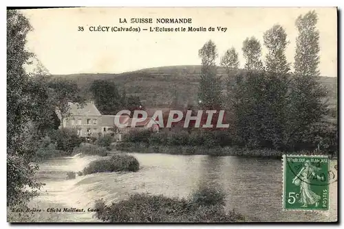 Cartes postales Clecy L Ecluse et le Moulin du Vey