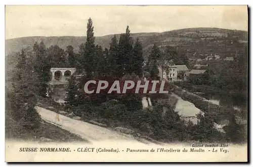 Ansichtskarte AK Suisse Normande Clecy Panorama de l Hotellerie du Moulin Le Vey