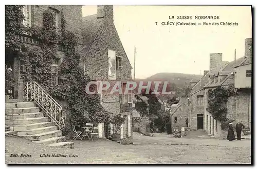 Cartes postales La Suisse Normande Clecy Rue des Chatelets