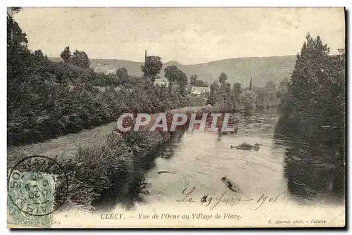 Cartes postales Clecy Vue de l Orne au Village de Placy