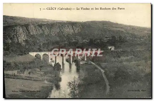 Cartes postales Clecy Le Viaduc et les Rochers de Parcs