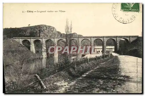 Ansichtskarte AK Clecy Le grand viaduc sur l Orne