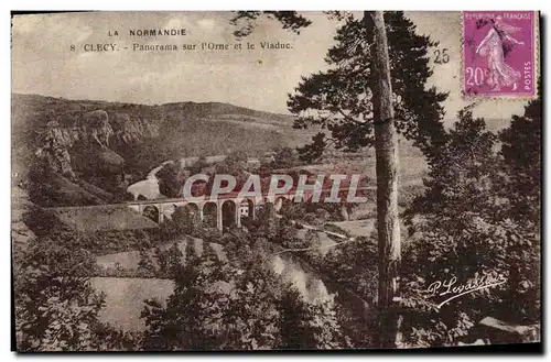 Cartes postales Clecy Panorama sur l Orne et le Viaduc