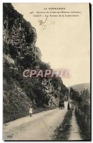 Cartes postales La Suisse Normande Environs de Conde sur Noireau Clecy Les Rochers de la Cambronnerie