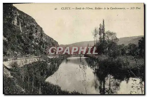 Cartes postales Clecy Bords de L Orne Rochers de la Cambronnerie