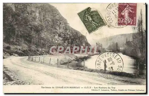 Cartes postales Clecy Environs de Conde Sur Noireau Les rochers du Vey