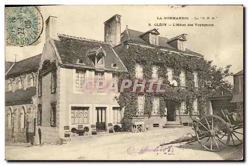 Cartes postales Clecy Hotel des voyageurs