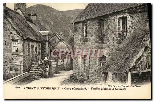 Cartes postales Clecy Vieilles Maisons a Cautepie