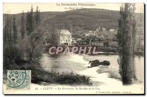 Cartes postales Clecy Le Deversoir le Moulin et le Vay