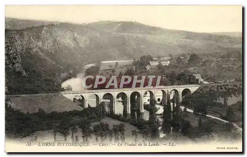 Ansichtskarte AK Clecy Le Viaduc de la Lande