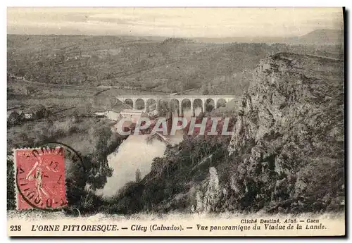 Ansichtskarte AK Clecy Vue Panoramique du Viaduc de la Lande