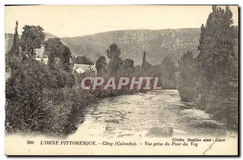 Ansichtskarte AK Clecy Vue Prise du Pont du Vey