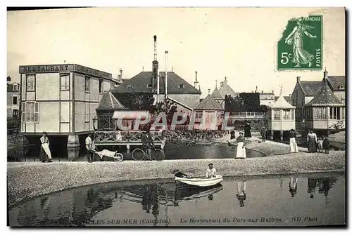 Ansichtskarte AK Courseulles sur Mer Le restaurant du parc aux huitres