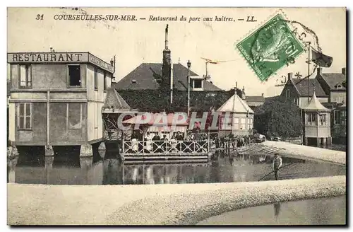 Ansichtskarte AK Courseulles Sur Mer Restaurant du Parc aux huitres