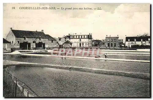 Ansichtskarte AK Courseulles Sur Mer Le Grand Parc Aux huitres