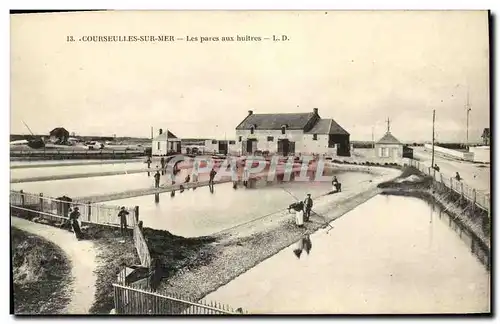 Cartes postales Courseulles Parc aux huitres de la msion Heroult Jeune