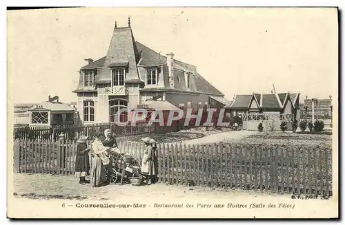 Cartes postales Courseulles Sur Mer Restaurant des Parcs aux Huitres Salle des fetes