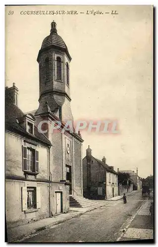 Cartes postales Courseulles Sur Mer L eglise