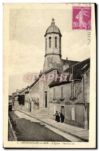 Cartes postales Courseulles Sur Mer L eglise