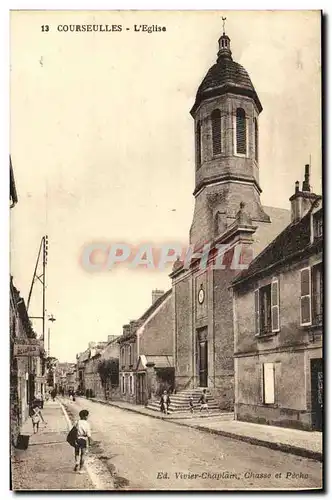 Cartes postales Courseulles L Eglise