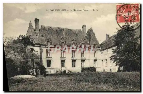 Ansichtskarte AK Courseulles Le Chateau Facade