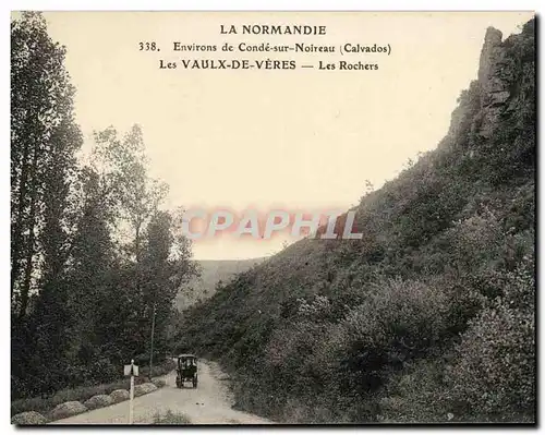 Ansichtskarte AK Environs de Conde Sur Noireau Les Vaulx De Veres Les Rochers