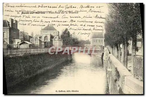 Ansichtskarte AK Conde Sur Noireau Pont Neuf sur la Druance