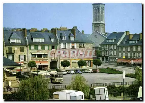 Cartes postales moderne Conde Sur Noireau La Place du Marche Vers L eglise