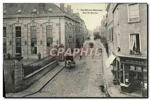 Ansichtskarte AK Conde Sur Noireau Rue St Martin