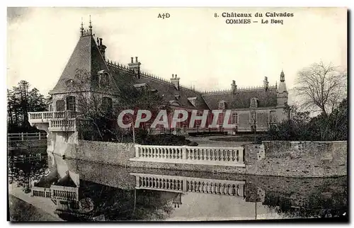 Cartes postales Chateaux du Calvados Commes Le Bosq