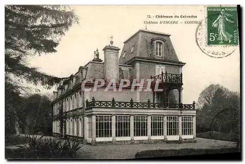 Cartes postales Chateaux du Calvados Commes Chateau D Escure