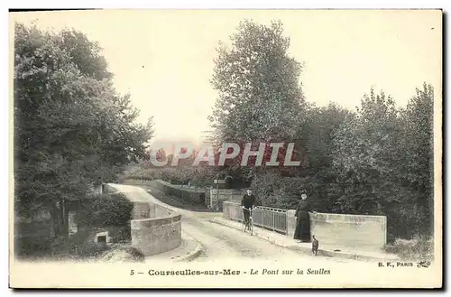 Ansichtskarte AK Courseulles Sur Mer Le Pont Sur La Seulles