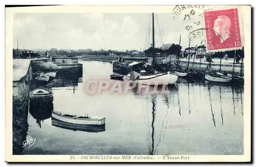 Ansichtskarte AK Courseulles Sur Mer L avant port Bateaux