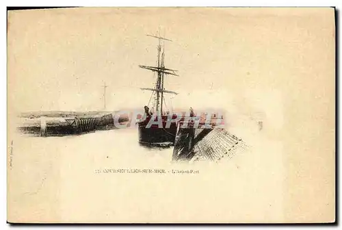 Cartes postales Courseulles Sur Mer L Avant Port Bateau Voilier