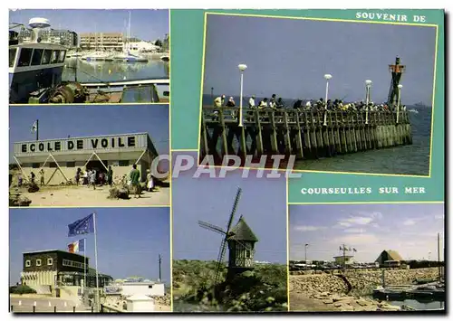 Cartes postales moderne Courseulles Sur Mer Vues Diverses Ecole de voile