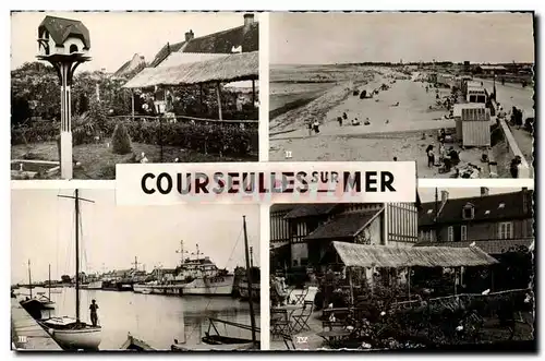 Cartes postales moderne Courseulles Sur Mer Jardin champetre de M Leclerc Cafe du centre