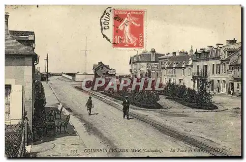 Ansichtskarte AK Courseulles Sur Mer La place de Caen