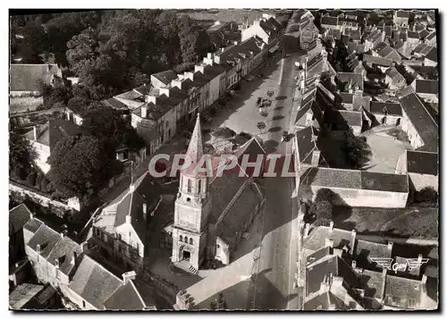 Cartes postales moderne La France Vue du Ciel Creully L Eglise et la Place du Marche