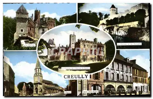 Cartes postales moderne Creully Chateau Hotel Saint Martin Eglise