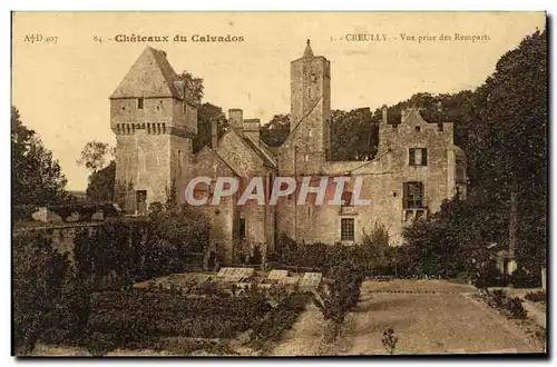 Cartes postales Creully Vue prise des Remparts