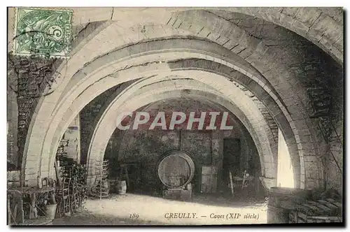 Cartes postales Creully Caves Xll e siecle Caves