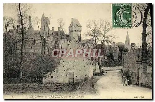 Cartes postales Le Chateau de Creully Enfants