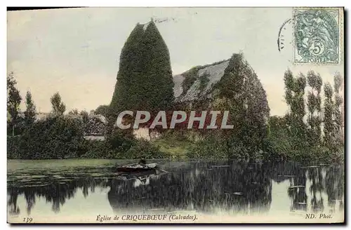 Cartes postales Eglise de Cricqueboeuf