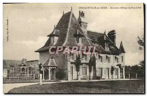 Cartes postales Cricqueville en Auge Ancienne Abbaye de Royal Pre