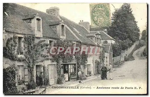 Cartes postales Croissanville Ancienne route de Paris