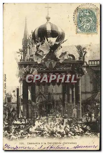 Cartes postales Ceremonie a la Delivrande