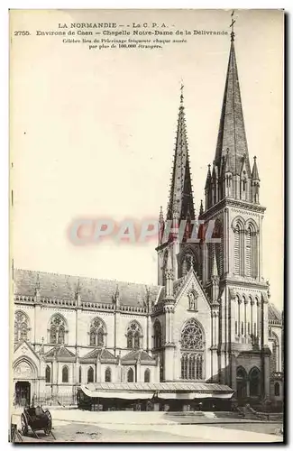 Cartes postales La Normandie Environs de Caen Chapelle Notre Dame de La Delivrande