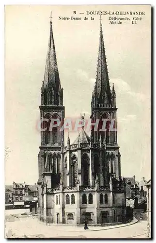 Cartes postales Douvres la Delivrande Notre Dame de la Delivrande Cote Abside