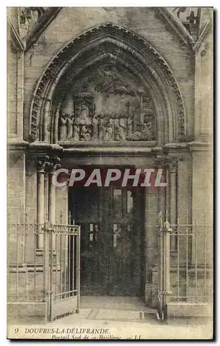 Cartes postales Douvres la Delivrande Portail sud de la basilique