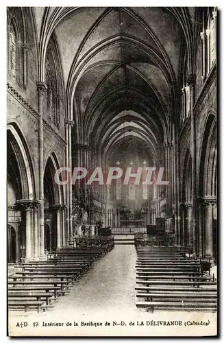 Ansichtskarte AK Interieur de la Basilique de N D de La Delivrande